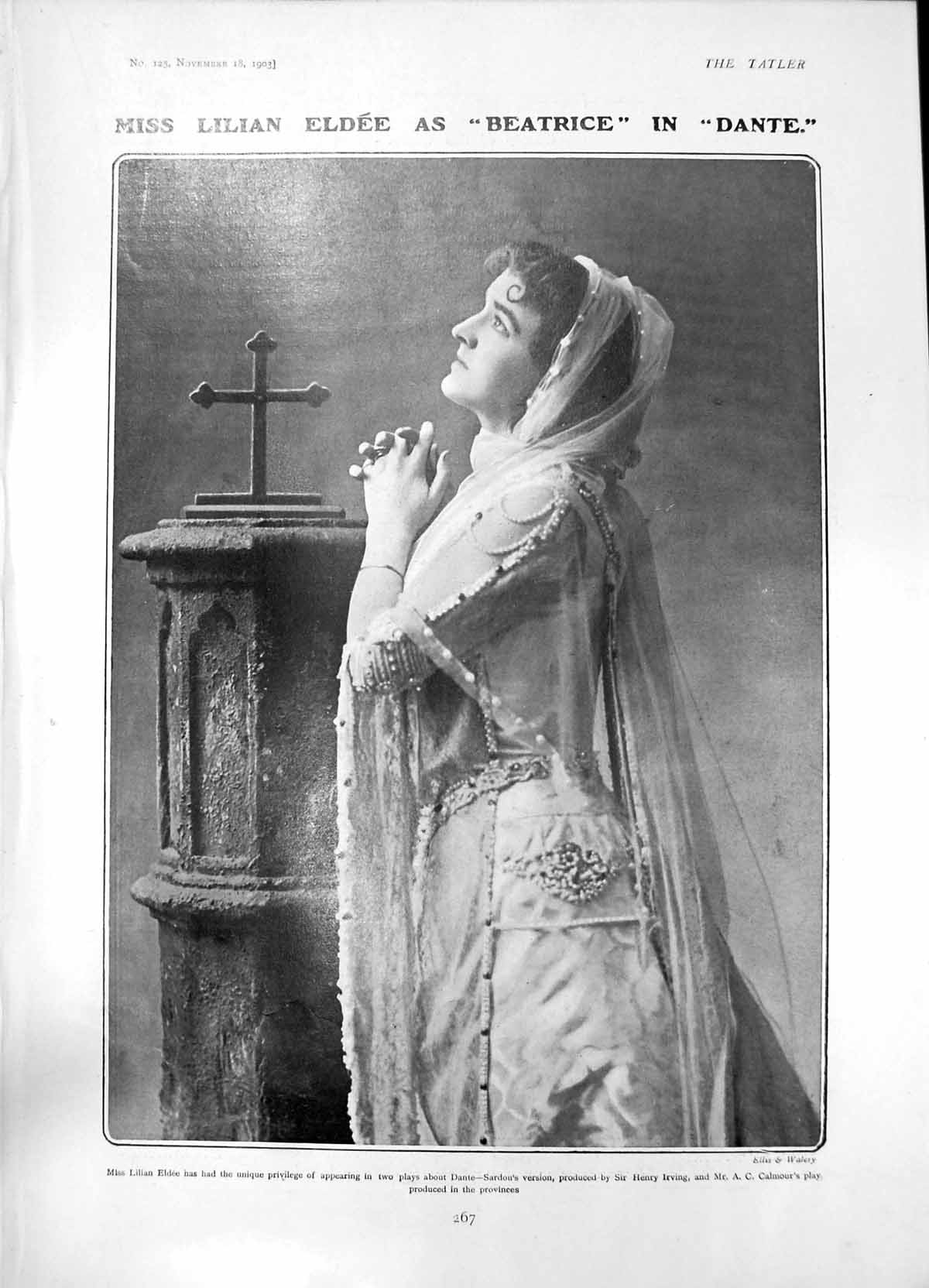 Old Lilian Eldee Beatrice Dante Norman Mckinnel La Toledad Palace 190 20th