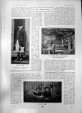 Antique Print P Watson Master Carlow Hounds Wooden Walls Garden Seats 1903 20th