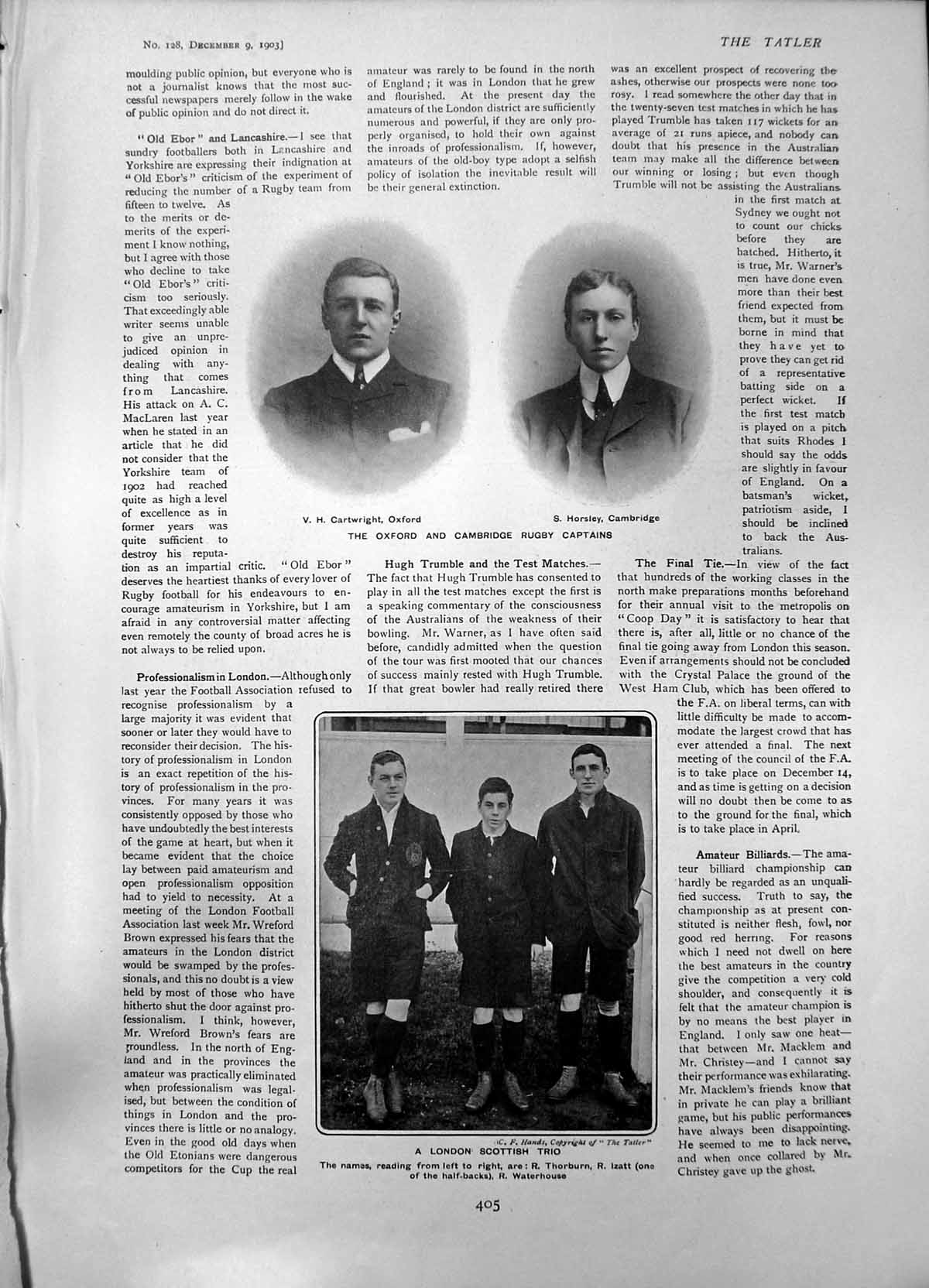 Old V Cartwright S Horsley Rugby R Thorburn Izatt Ticketed Motorists1