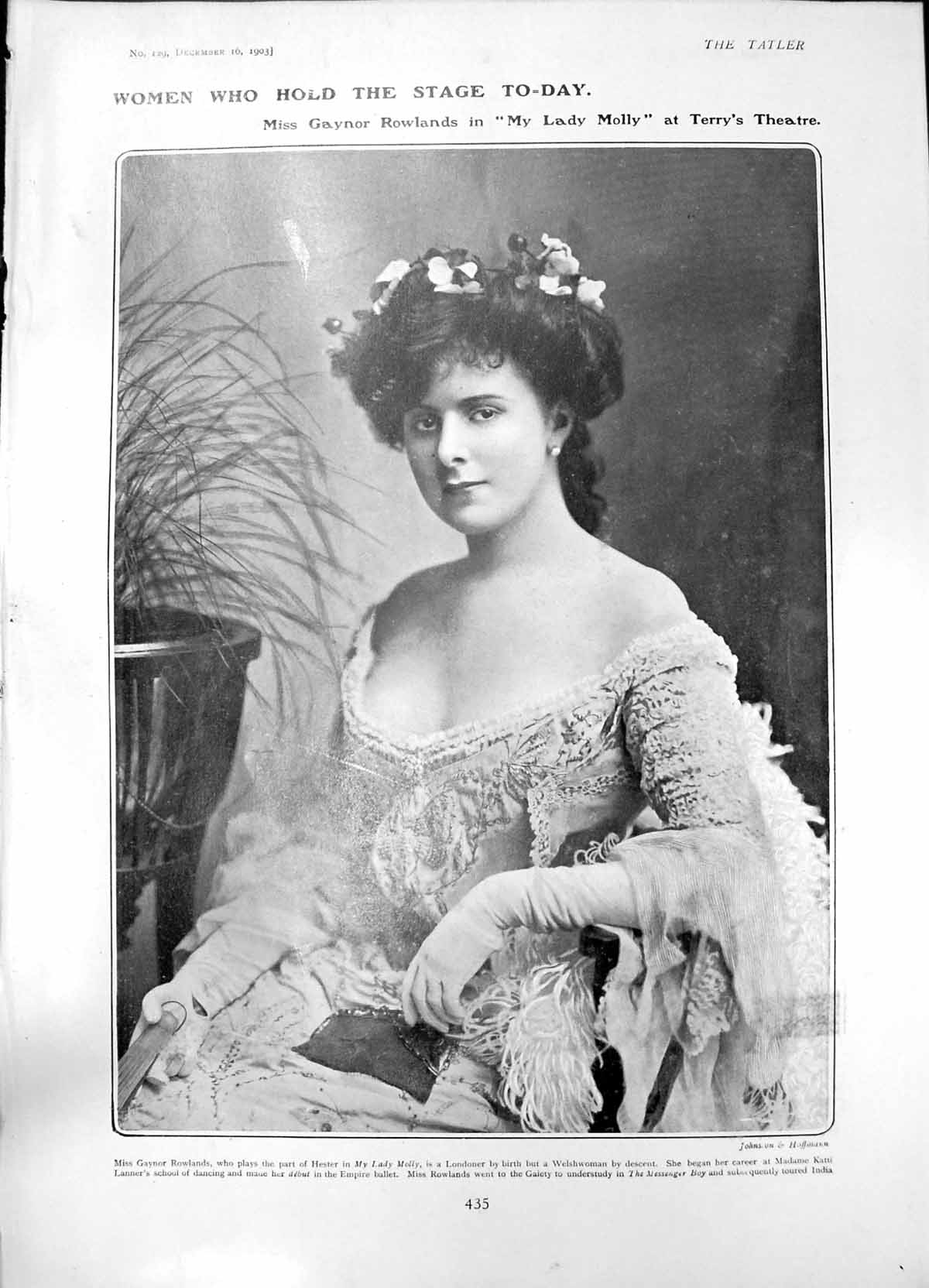 Old Gaynor Rowlands Lady Molly Terrys Kate Cutler Bride Girl Kays 190 20th