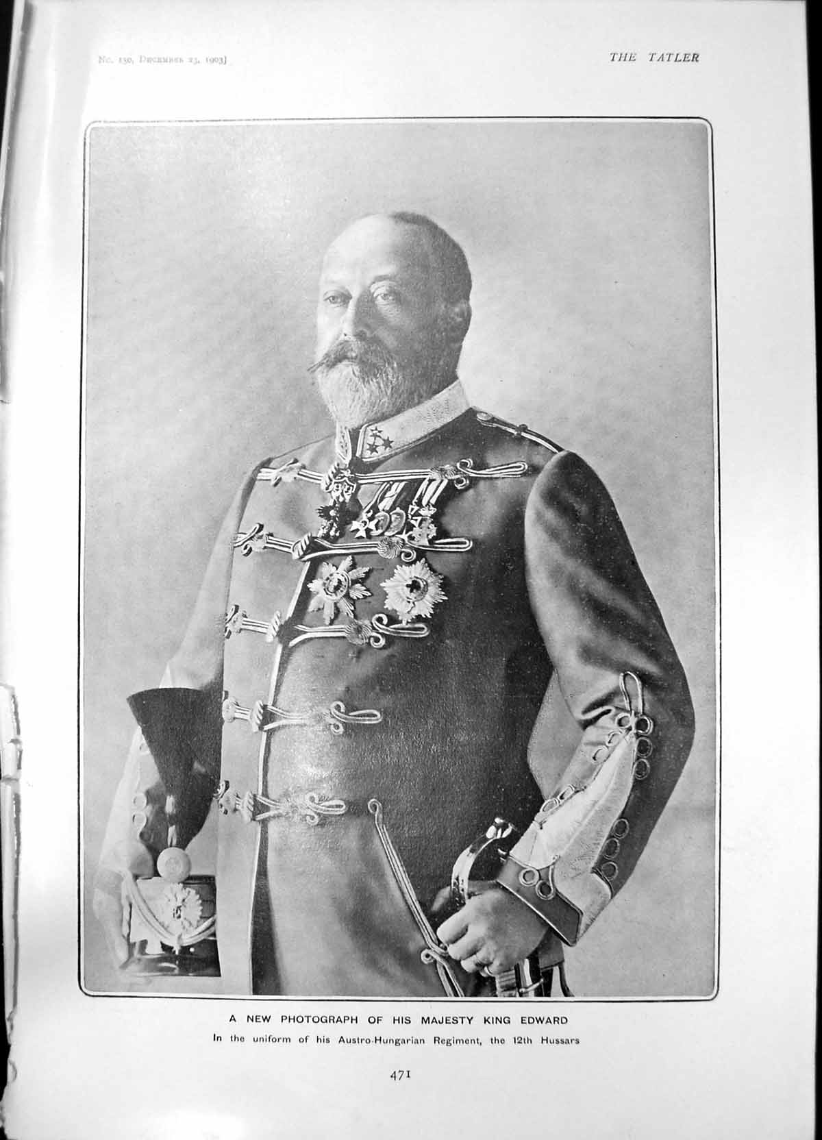 Old King Edward Uniform Hussars Helen Mathers Novelist Cecil Spencer1