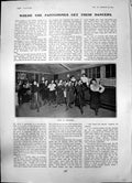 Original Old Antique Print Pantomine Dancers Girls At Rehearsals 1903 20th