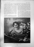 Old Print Happy New Year Lady Humour Astonishing Native Farm Pussies 1903 20th