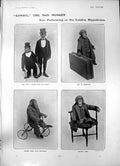 Old Print Consul Man Monkey Hppodrome R Foster Hero First Test Match 1903 20th