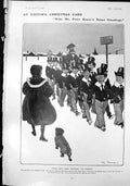 Old Antique Print Editors Christmas Card Peter Kearys Xmas Greetings 1904 20th