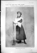 Antique Print Florence Jackson Cinderella James Glover JerrRobertshaw 1904 20th