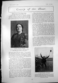 Old Antoinette Sterling Singer Childrens Fancy Dress Ball Grace Atkin