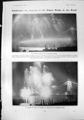 Old Fireworks Opening Williamsburg Bridge Prince WalesChildren 190