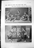 Old Crisis Far East Japs Geisha Girls They Leave Behind Elegant Cleve