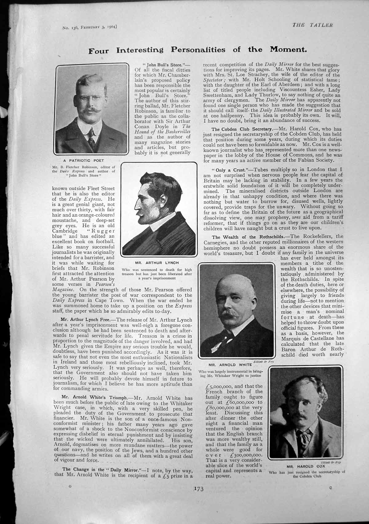 Original Old Antique Print Arthur Lynch ArnWhite HarCox Mirto Dead Brigand 1904