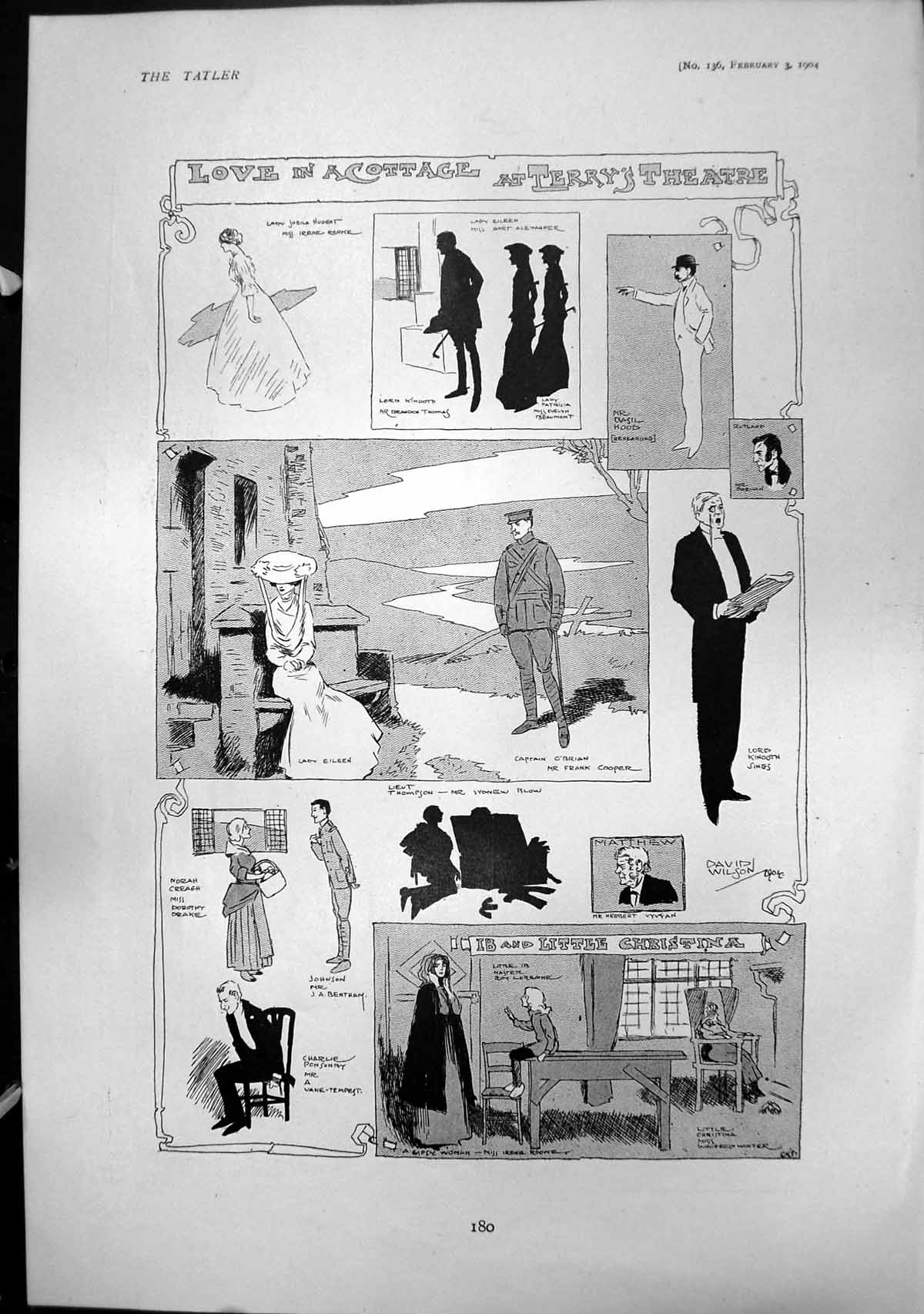Old Love Cottage Terrys Theatre Work Tom Browne Flirt Art Critics 190 Victorian