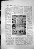 Original Old Antique Print Early Golf France Page From Book Hours 1904 20th