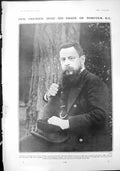 Antique Old Print Duke Norfolk To Be Married Gwendolen Maxwell Born 1847 1904