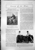 Antique Print Sons Archduke LeopSalvator Fire Baltimore Dule Connaught 1904