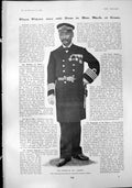 Old Captain Adzumo Japanese Cruiser Arrangement Leaves Pictures 1904 20th