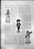 Antique Print Childrens Fancy Dress Elsie Rigton Alhambra Mr Colquhoun 1904