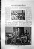 Old Print Evening Entertainment Zululand Duke Cambridge Turks Smyrna 1904 20th