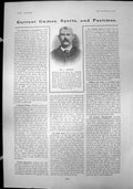 Original Old Antique Print Mr J Johnston President Irish Rugby Union 1904 20th