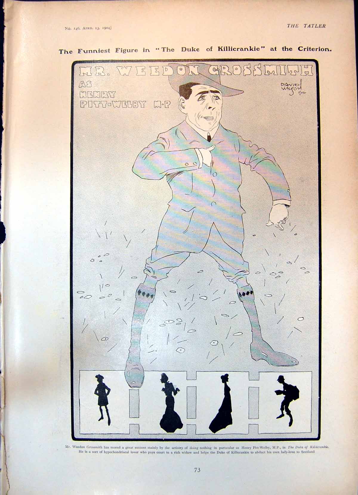 Old Duke Killiecrankie Weedon Grossmith Minstrels St James'S Hall 190 Victorian