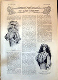 Old Spring Blouse Morning Blouse Novel Designs Taffetas Buttons 1904 20th