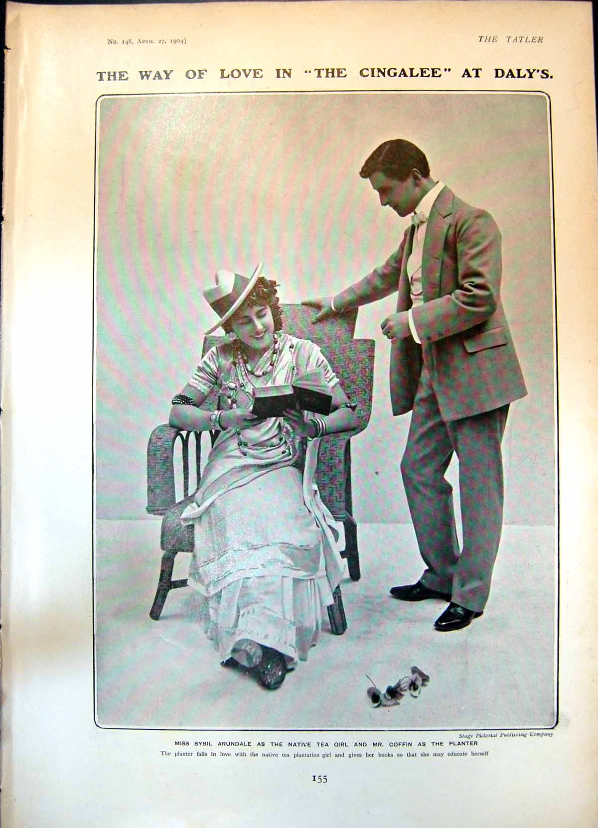 Old Cingalee Sybil Arundale Mr Coffin Devil Dancers Angy Loftus 1904 20th