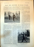 Old Golf House Commons V Ranelagh Mrashall Hall 12 Hp Decauville 1904