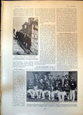 Antique Print Corinthians Budapest Warners Cricket Team Hamilton Watch 1904