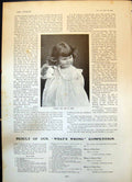 Old Antique Print Where The Jam Is Kept Young Girl Pointing Finger 1904 20th