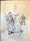 Old Overheard Flat Iron T Browne Cockney New Yorker Sky Scrapers 1904 20th