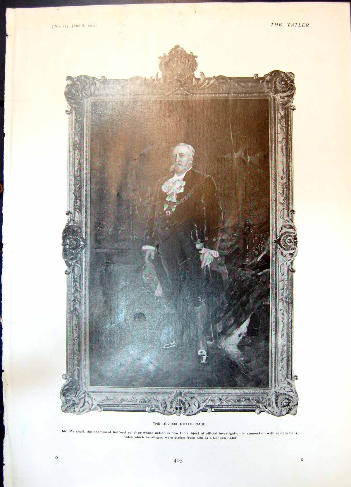 Old Mr Marshall Retford Solicitor Bank Notes Italian Exh Earls Court1