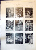 Antique Old Print Col Newnham-Davis Aviary Cottage Mrs Alfred Lyttelton 1904