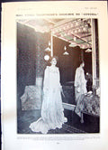 Old Print Ethel Barrymore Cynthia Madame Rejane Stage Home Carriage 1904 20th