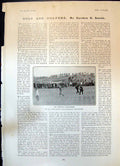 Old Print Golf W Travis Horace Hutchinson 14 Hp Decauville E Bayley 1904