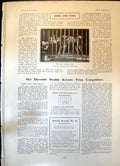 Antique Old Print Cape Hunting Dog Cricket Back Play Ranji C B Fry Ball 1904