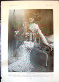 Old Print Grace Chalmers Glory Quayle Leo Trevor Jokotown Motor Punt 1904 20th