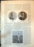 Old Cricket C Palmer Uppingham W Evans Capt Oxford Eleven C Mciver 19 20th