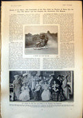Antique Print Motor Car One Lyceum Committee New Club Women Piccadilly 1904