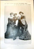 Antique Print Henry Lytton Cosy Corner Girls Earl Girl Connemara Househ1904
