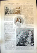 Antique Print Perzinas Monkeys Alhambra Enid Welsford Hyposcope Bisley 1904