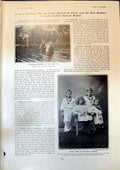 Old Print Prince Wales Children Irishwomen Spohie Bryant Jane Barlow 1904 20th