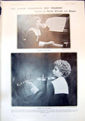 Antique Old Print Master Florizel Von Reuter Violinist Cromer Crabbers 1904