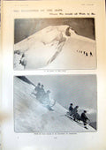 Old Alps Mont Blanc Tobogganing Milan Cathedral London Pavilion 1904 20th