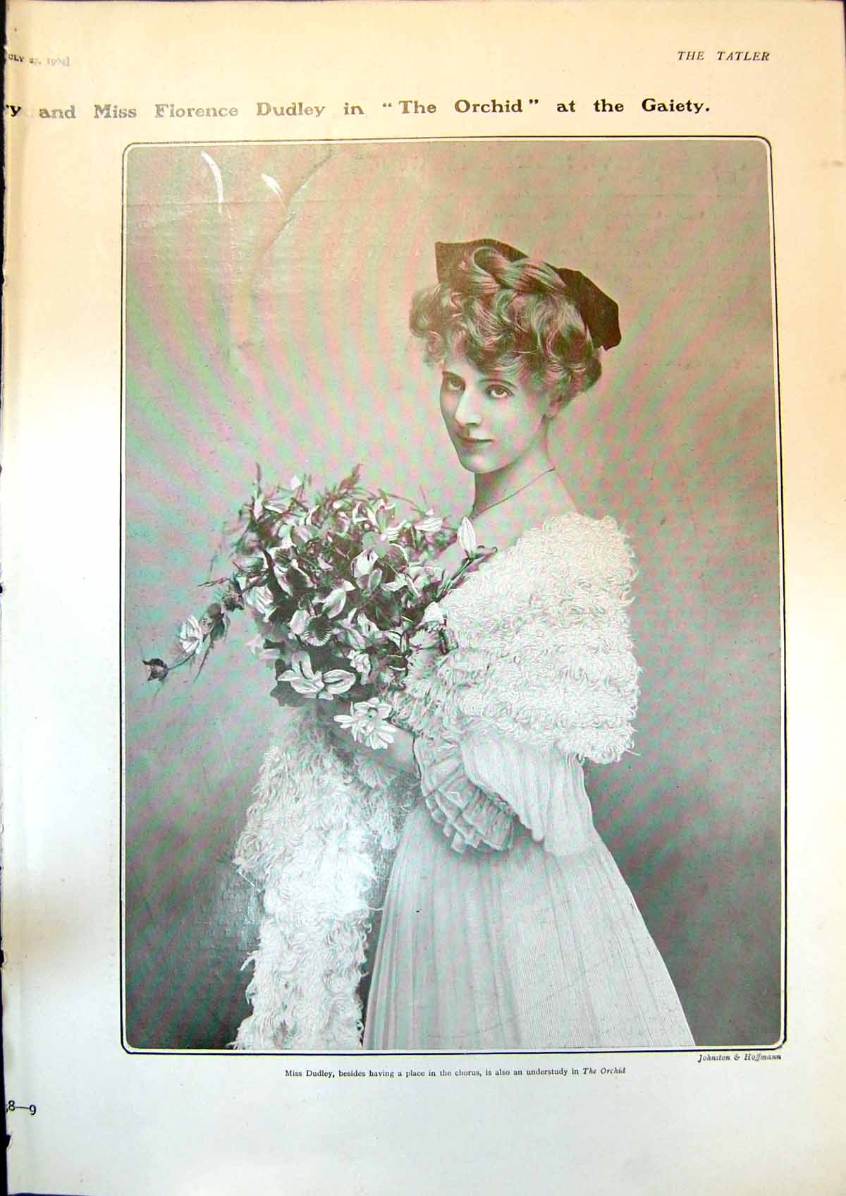 Old Florence Dudley Orchid Gaiety Millie Legarde Sergeant Bruce 1904 20th