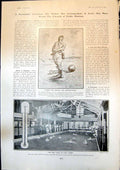 Old Print Sheldon Williams Sphere King Edward Cowes Lady Tweedmouth 1904 20th