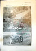 Old Motor Picnic Bank Holiday Boys Fishing Net Doris Girl Dolls 1904 20th