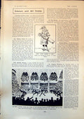 Old Harry Furniss Home Caddie Contest Black White Sporting Club 1904 20th
