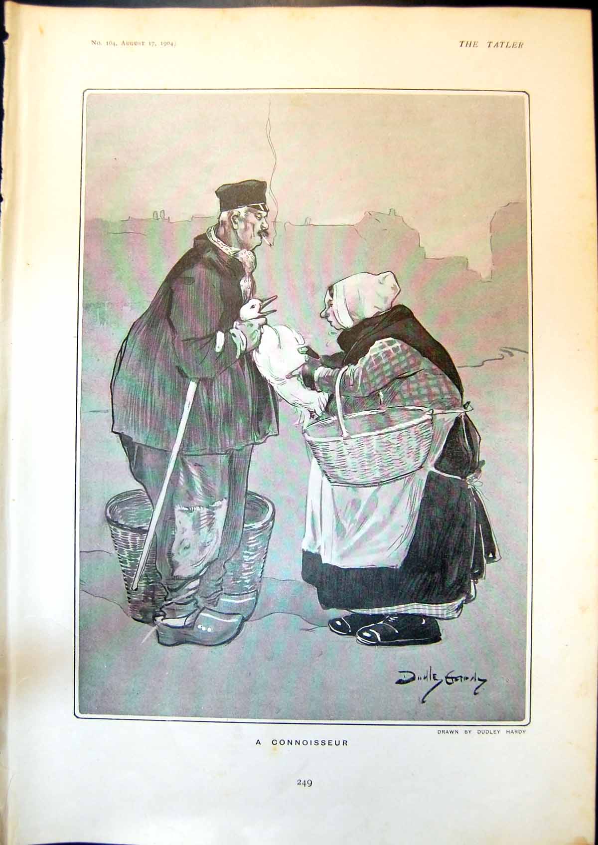 Old Connoisseur Dudley Hardy Duck Japan Nikkos Avenue Land Children19 20th