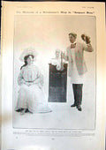 Antique Print Zena Dare Farren Soutar Sergeant Brue Garden Abbotsford 1904 20th