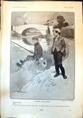 Old Truant School Boy Fishing Tom Browne Puppies Suspended Bucket 190 20th