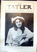 Antique Print Lena Ashwell Costume Marguerite Manager Coronet Theatre 1904 20th
